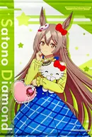 Satono Diamond x Hello Kitty B2 Tapestry "Umamusume Pretty Derby Season 3 x Sanrio Character Connectors PremiumShop"