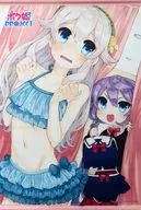 Igusa Erika & Igusa Akira "PS4 Soft/Switch Softbokhime Project" B2 Tapiz "B2" Sofmap Purchase benefits "