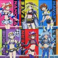 Conjunto de 6 tipos B2 Tapeçaria "Magic Girl Lyric Nanoha Series POP UP STORE IN LOFT SPEED Demarquia" Prêmio B2 Tapeçaria