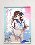 水原千鶴(マリンセーラー水着) 描き下ろしB2タペストリー 「彼女、お借りします」