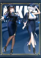 Collection design B station staff style costume ver. (drawing illustration) B2 vertical Tapestry "Goddess of Victory : NIKKE POP STORE"