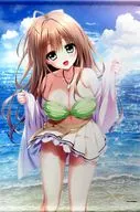 [A la Carte] Masumi Ai drawing B2 Tapestry "PS4/Switch Soft Sinnohikari Rendezvous Famitsu DX Pack 3D Crystal Set" included bonus
