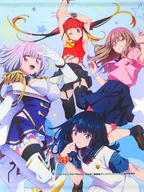 Takara Rokka & Akane Shinjo & Minami Yumeme & Asukagawa Chise Spacecraft Bevolume Illustrated by B2 Tapiz "Gridman Universe"