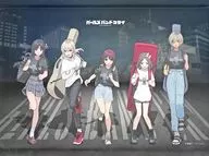 "Toei Animation Online KUJI ari A2 Tapestry" Toei Animation Online Girls Band Crygalukui Track. 1 "S Prize