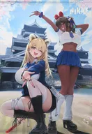 Tia & Naga B2 Tapestry "Goddess of Victory : NIKKE POPUP Area Defense Second" limited to Kumamoto Venue