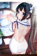 ヘスティア 描き下ろしB2タペストリー 「Switchソフト ダンジョンに出会いを求めるのは間違っているだろうか 水と光のフルランド 初回限定版」 ソフマップ購入特典