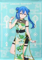 若菜四季 B2縦タペストリー 「ラブライブ!スーパースター!!×横浜中華街 POP UP SHOP in ChinaTown80 Hall」