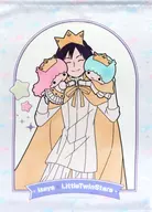 折原臨也×リトルツインスターズ B2タペストリー 「くじ引き堂 デュラララ!!×2×サンリオキャラクターズ 折原臨也生誕祭2025くじ」 A-5賞