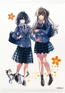 Shiori Miyagi & Sendai Hazuki A2 Tapestry "Story of buying a classmate once a week" Yuri Exhibition 2025 goods