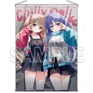 すいみゃ描き下ろし白花ちゃんと黒音ちゃん  B2タペストリー