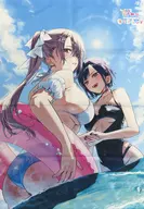 [単品] 久留真珠海＆浜薔薇輝子 B2タペストリー 「コミックス 好都合セミフレンド 3巻 メロンブックス限定版」 同梱特典