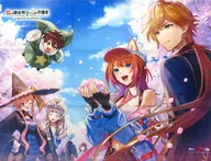 [単品] 集合 描き下ろしイラスト A1タペストリー 「PS5/Switchソフト 紅の錬金術士と白の守護者 -レスレリアーナのアトリエ- スペシャルコレクションボックス」 同梱特典