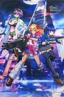 荒吐リョウコ＆南麻布アケミ＆葉加瀬博士 B2タペストリー 「PS5/Switch2ソフト ゼンシンマシンガール」 ソフマップ購入特典