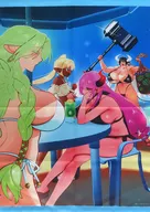 [単品] 遠山ブリンイラスト 描き下ろしB2タペストリー 「コミックス 勇者さまは報酬に人妻をご希望です 6巻 メロンブックス限定版」 同梱特典