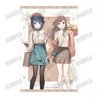 安達桜＆島村抱月 描き下ろしB2タペストリー オータムコーデver. 「安達としまむら」