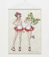 C.C.＆カレン(アメリカンダイナーVer.) 描き下ろし B2タペストリー 「コードギアス 反逆のルルーシュ」