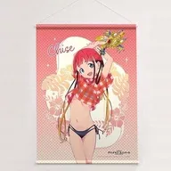 飛鳥川ちせ(水着) 描き下ろし B2タペストリー Wスエード 「グリッドマン ユニバース」