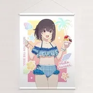 河合まこ(水着) 描き下ろし B2タペストリー Wスエード 「日々は過ぎれど飯うまし」