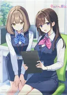 [単品] 天城しのイラスト B2サイズタペストリー 「コミックス 受付ちゃん日誌 1巻 専門店限定セット」 同梱特典