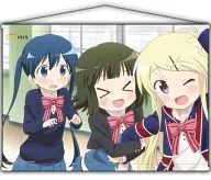 Omiya Oshi & Koji Aya & Kujo Karen B2 Tapeçaria "Halo! Kiniro Mosaic"