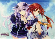 Neptunu & Tennosei Uzume B1 Double Suede Tapestry "HYPERDIMENSION NEPTUNIA VII" PlayStation Selection