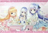 Unicórnio & Illustrated Rias & Queen Elizabeth B2 Tapeçaria "Azure Lane ×Gz Café Royal Special Collaboration"