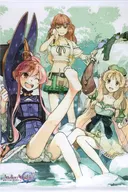 Type. Aisha & Wilbel & Regena Extra Large Tapiz "Atelier Ayesha : Alquimista de la Tierra en el Crepúsculo" C95 Goods