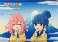 Kakamigahara Nadeshiko & Rin Shima (Shimarin Dango) B2 Tapestry "Laid-Back Camp△ Yurai Tanabata Matsuri ~ Ask for Fujisan ~"