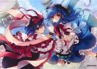 Nagae Kokyu & 比那 Naoi Amako illust. Masaru. jp B2 Tapiz "Proyecto Oriental"