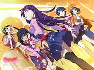 A. Gathering (heroine) Selectable B2 Tapestry "KUJI Hikido (Monogatari) Series Newtype Online KUJI" S-1-1 Award