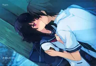 Tobisawa Misaki Kiss escena tapiz (B2) "Ao no Kanata no Four Rhythm"