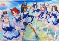 Gathering B2 Tapestry "FamilyMart × Uma Musume Pretty Derby 2.5 Anniversary Summer Campaign" limited to Famipay WEB