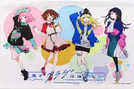 集合 popman3580氏描き下し B2タペストリー 「夜のクラゲは泳げない POPUP-STORE ＠ミカン下北」