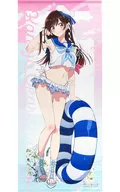 Extra-large Tapestry drawn by Chizuru MIZUHARA (marine sailor swimsuit) "Kanojo, Okarishimasu"