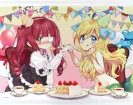 Yagami and Yurine Hanazono B2 Tapestry "Dropkick on My Devil! Yagami Birthday POP SHOP @ Marui Kinshicho"