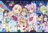 Gathering (angel Ver) B2 Tapestry "Dropkick on My Devil! Jakin-chan Summer Festival in Marui"