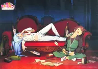 [単品] アクア＆カズマ アニメ描き下ろしイラスト使用B2ダブルスエードタペストリー 「Blu-ray/DVD この素晴らしい世界に祝福を!3 -BONUS STAGE- ソフマップ限定セット」 同梱特典
