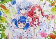 [単品] チノ＆マヤ＆メグ ＷスエードB2タペストリー 「コミックス ご注文はうさぎですか? 13巻 ゲーマーズ限定版」 同梱特典