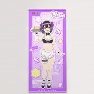 優谷優(メイド水着) 描き下ろし特大タペストリー 「ばっどがーる」