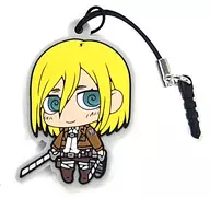 Christa "Attack on Titan Chijimi Earphone jack Mascot 3"