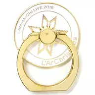 L’Arc～en～Ciel スマホリング(ホワイト) 「LIVE 2018 L’ArChristmas」 ガチャ景品