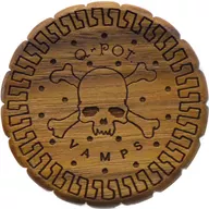 VAMPS Round Chocolate Biscuit Code Reel(ラウンドチョコレートビスケットコードリール) 「VAMPS×Q-pot.」