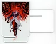 "The King of Fighters", an acrylic smartphone stand painted by Hiroaki Iori Yagami