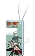 04. Lloyd, Yol and Anya (Blue) smartphone stand with ball chain "SPY×FAMILY"