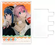 Nadeshiko & Lynn Acrylic Smartphone Stand "C94 Laid-Back Camp△ Goods Set" [Damaged Item / Single item]