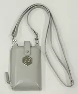 女王蜂qb luxury LEATHER PHONE POUCH(智能手机小包)冰灰色
