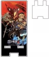 01. Main visual acrylic smartphone stand "Legend of Hero : Locus of L II-CRIMSON SiN -"