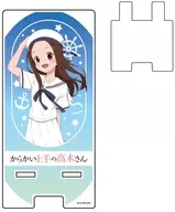 01. Mr. Takagi's marine sailor ver. (drawing illustration) acrylic smartphone stand "Karakai Jozu-no Takagi-san"