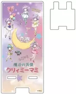 01.散りばめデザイン(グラフアートイラスト) スマキャラスタンド 「魔法の天使クリィミーマミ」
