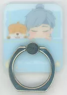 宣＆はらまき スマホリング 「白蛇：縁起」